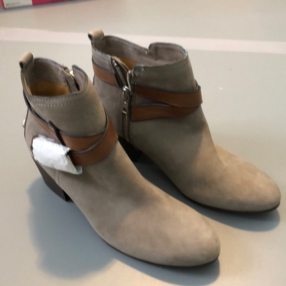 Coach suede Pauline ankle booties